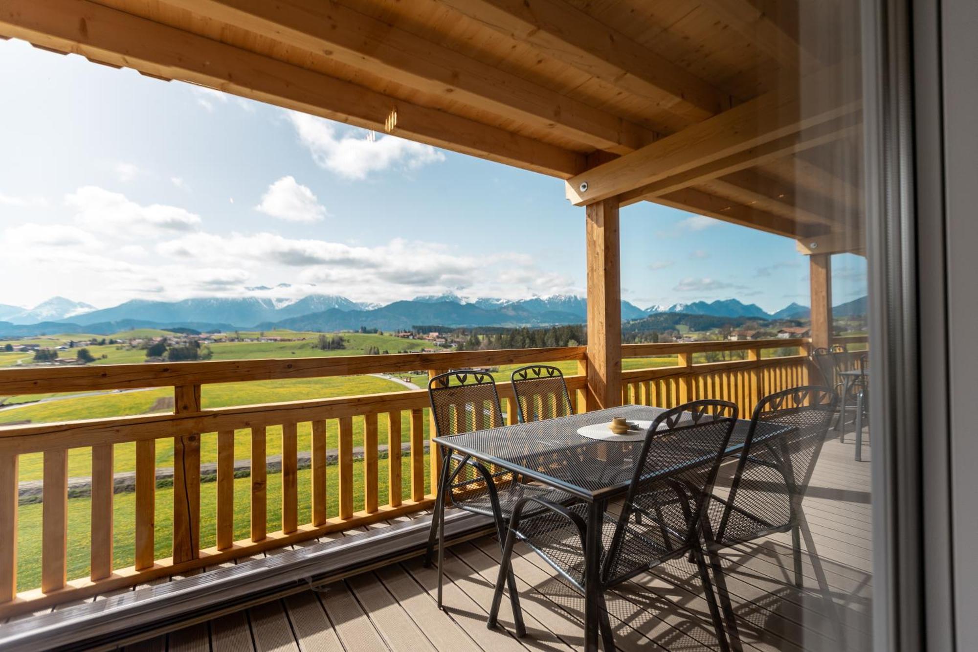 Apartmán Koenigsblick Poppler Hopferau Exteriér fotografie