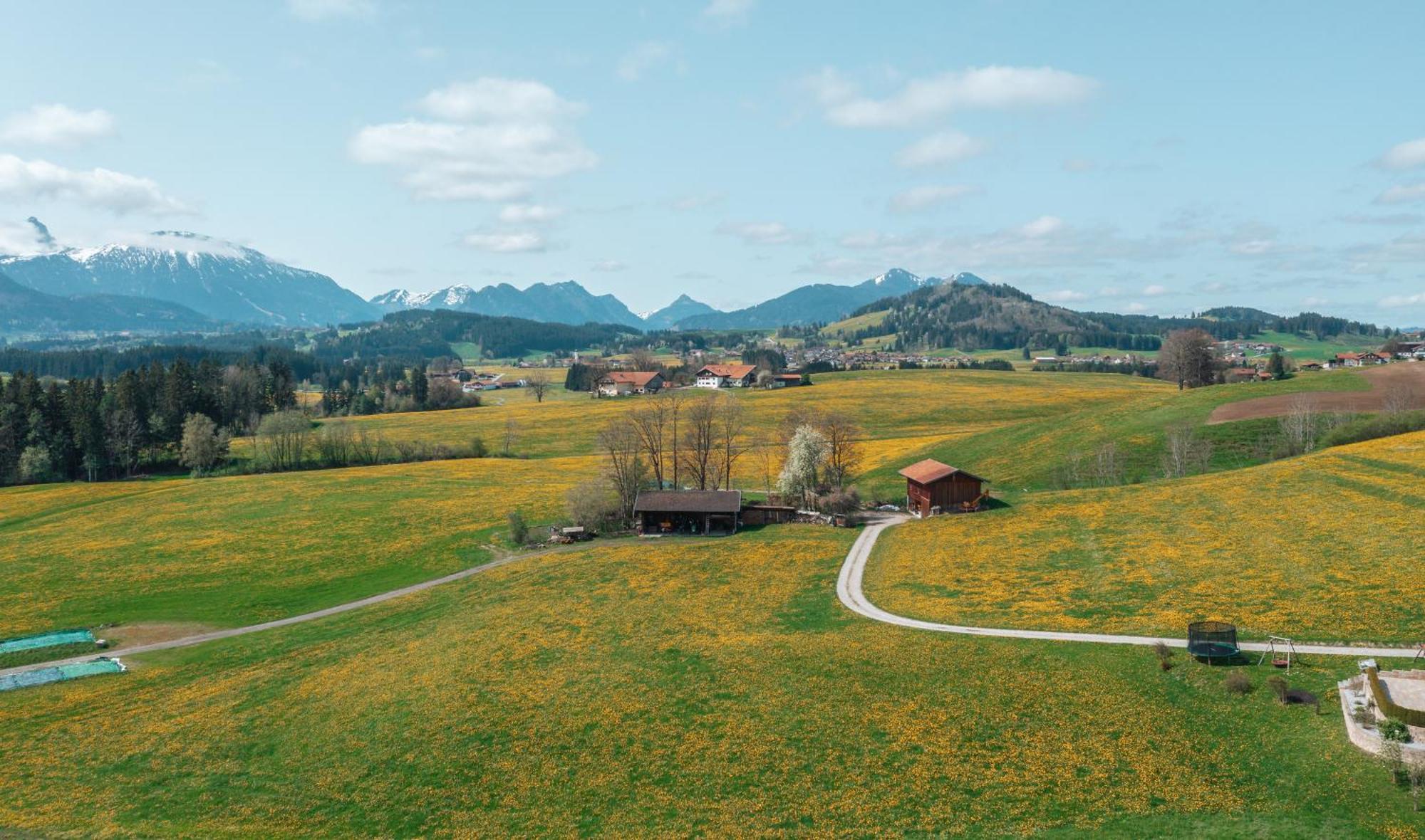 Apartmán Koenigsblick Poppler Hopferau Exteriér fotografie