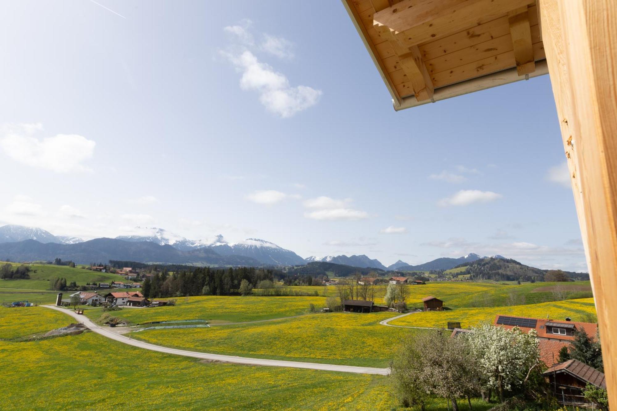 Apartmán Koenigsblick Poppler Hopferau Exteriér fotografie