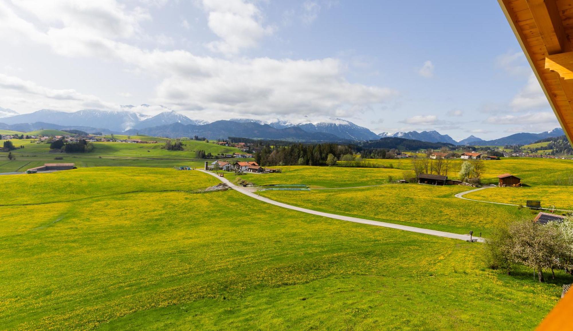 Apartmán Koenigsblick Poppler Hopferau Exteriér fotografie