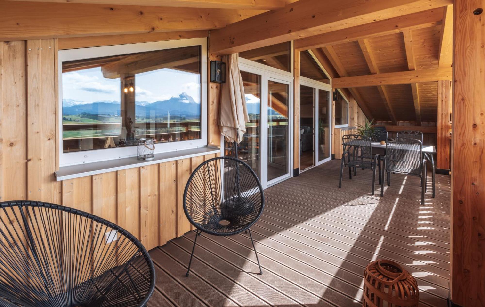 Apartmán Koenigsblick Poppler Hopferau Exteriér fotografie