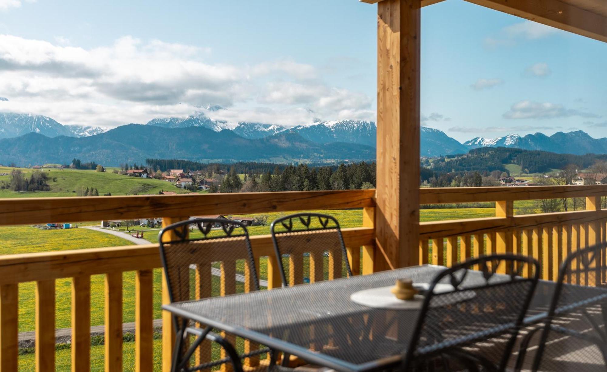 Apartmán Koenigsblick Poppler Hopferau Exteriér fotografie