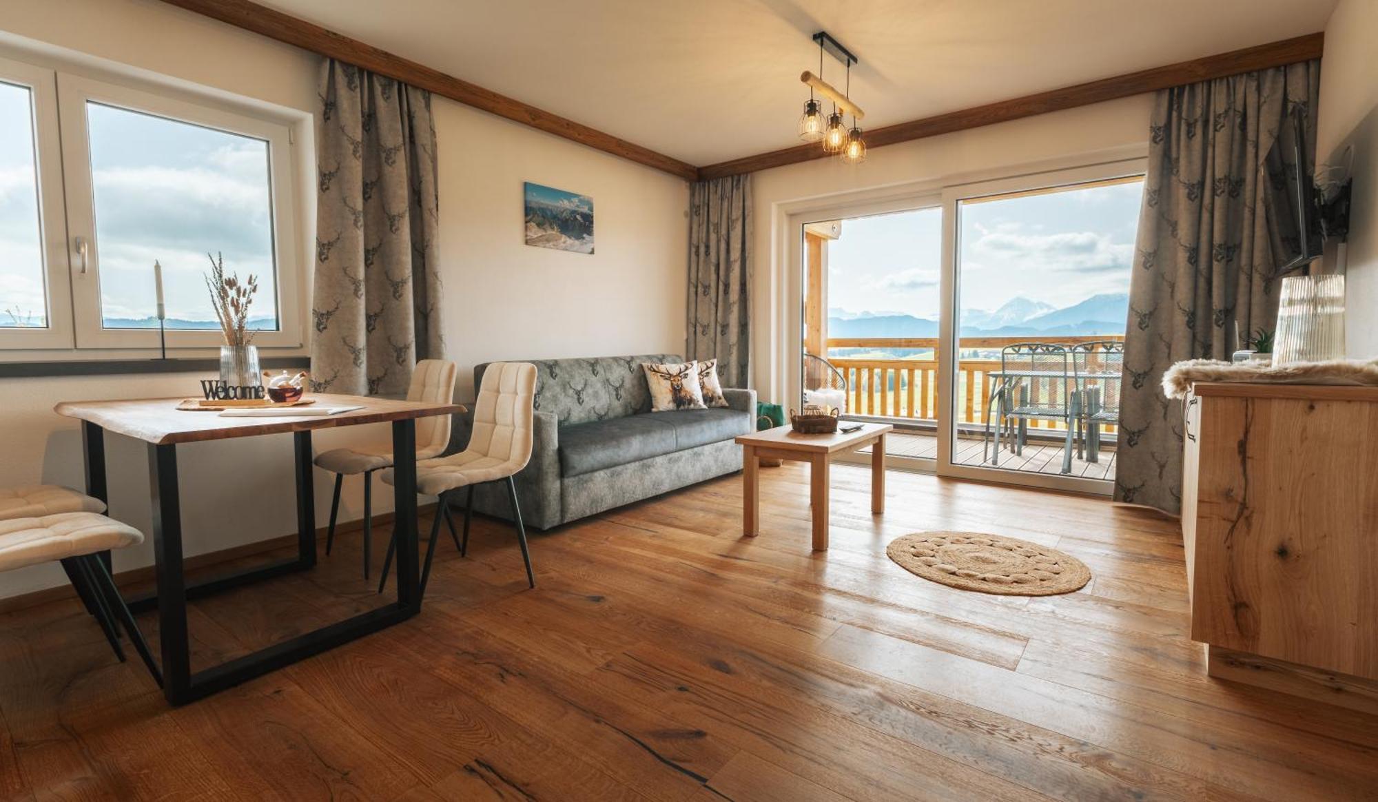 Apartmán Koenigsblick Poppler Hopferau Exteriér fotografie