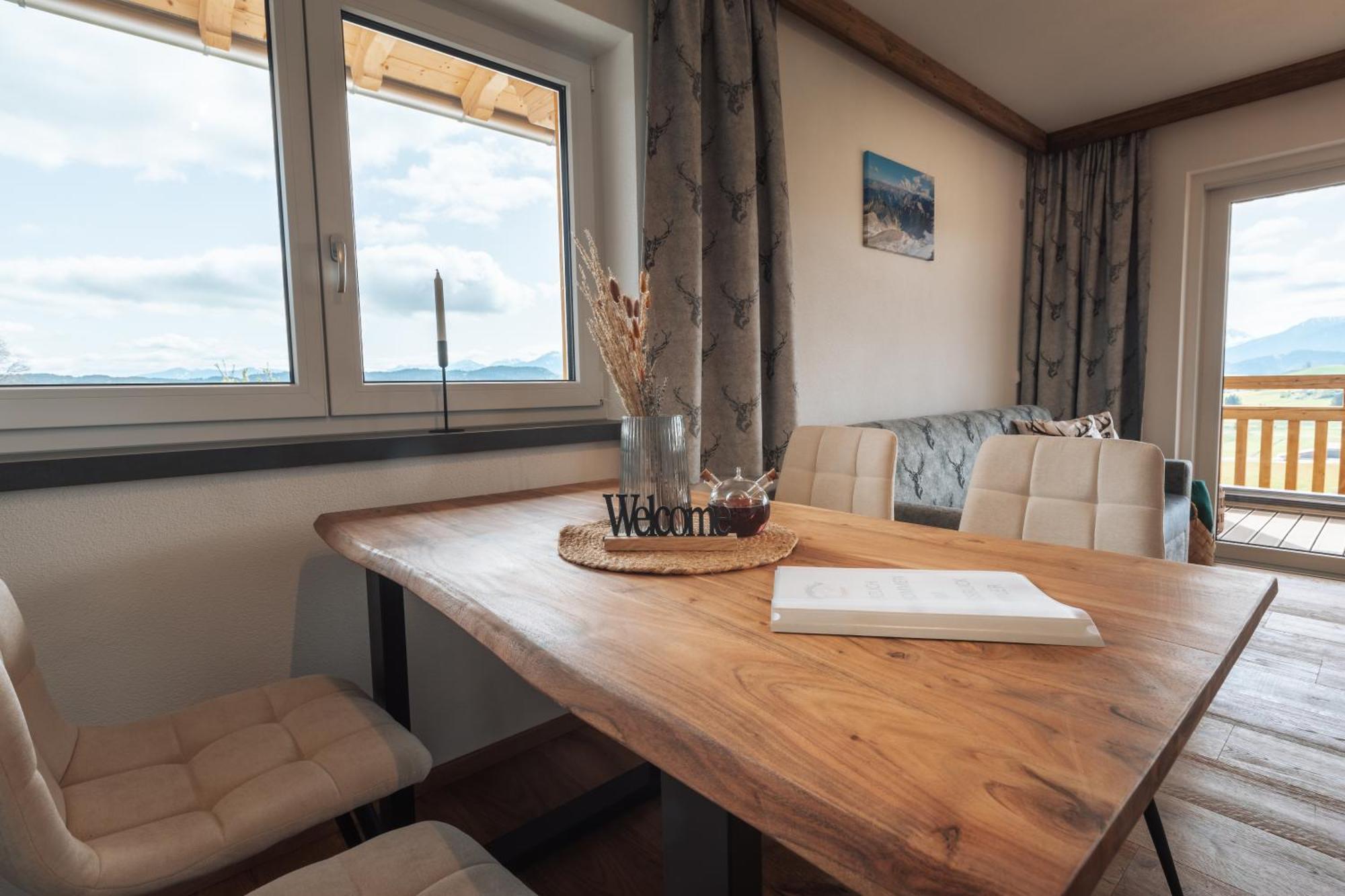 Apartmán Koenigsblick Poppler Hopferau Exteriér fotografie