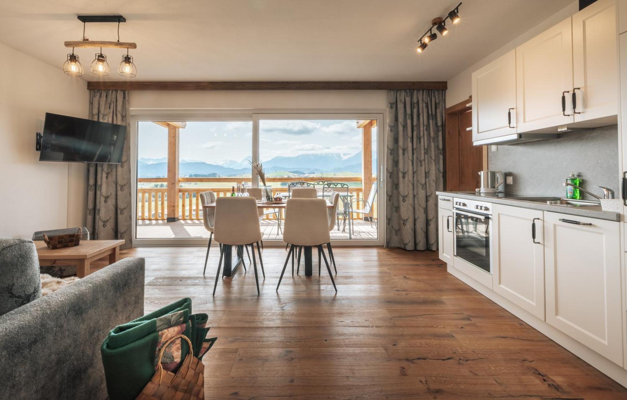 Apartmán Koenigsblick Poppler Hopferau Exteriér fotografie