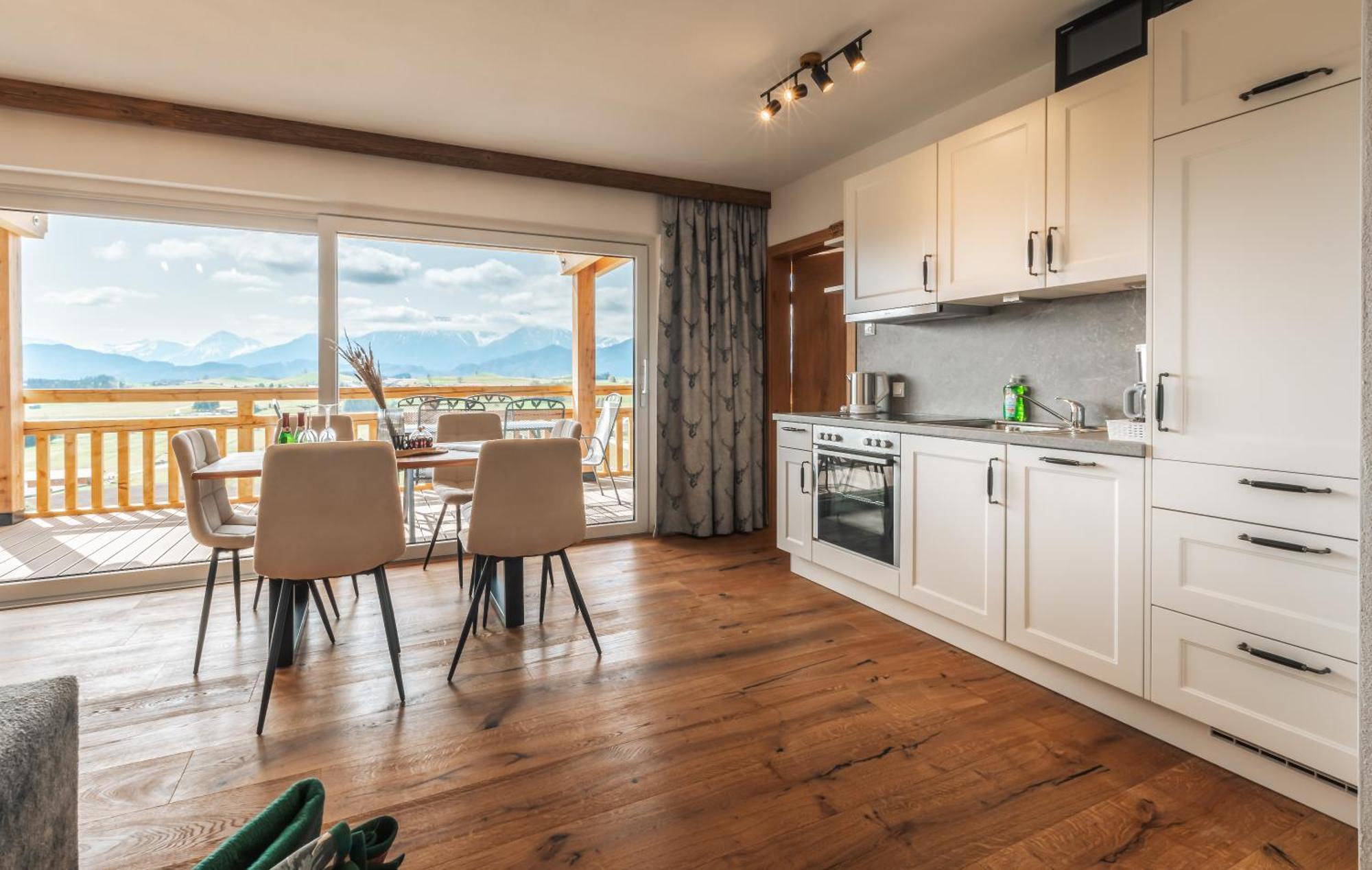 Apartmán Koenigsblick Poppler Hopferau Exteriér fotografie