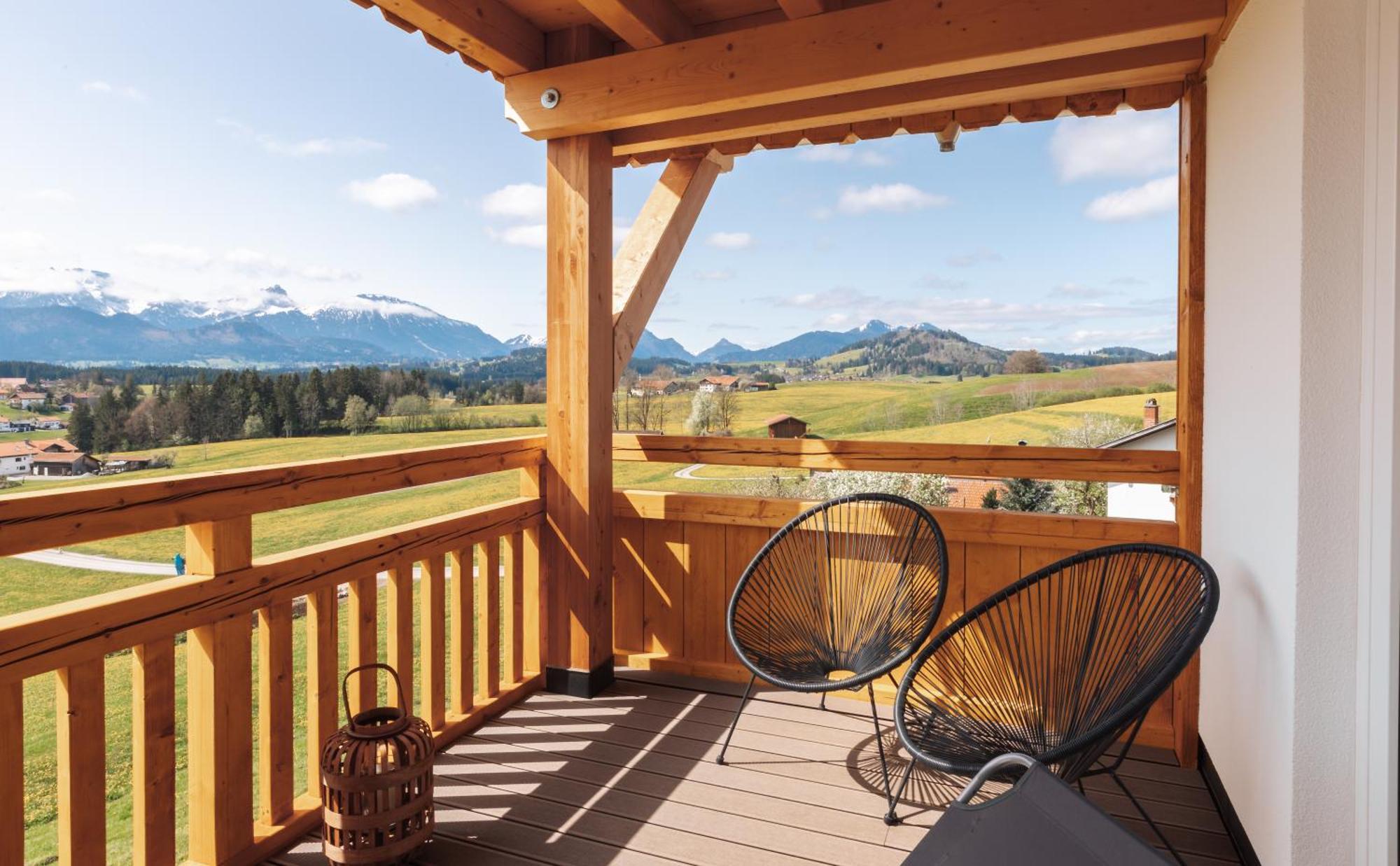 Apartmán Koenigsblick Poppler Hopferau Exteriér fotografie